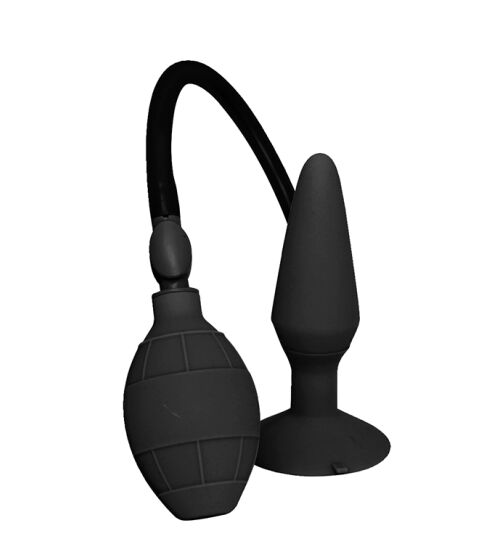Dream Toys Menzstuff Inflatable Anal-Plug, 13cm, schwarz