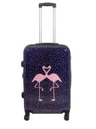 Poly-Koffer "Flamingo", lila/rosa, Gr.: M (mittel)