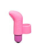 Mini Finger-Vibrator, wasserfest, 7cm, pink