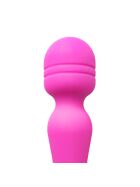 Silikon-Massager, wiederaufladbar, 19cm, pink