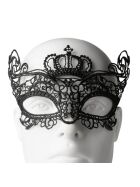 Maske aus Spitze "Krone", schwarz, onesize