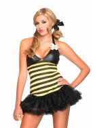 Daisy Bee Kostüm, gelb/schwarz, Gr.: S/M (36-38)