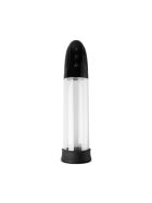 Automatische Penispumpe, 30,5cm, schwarz/klar