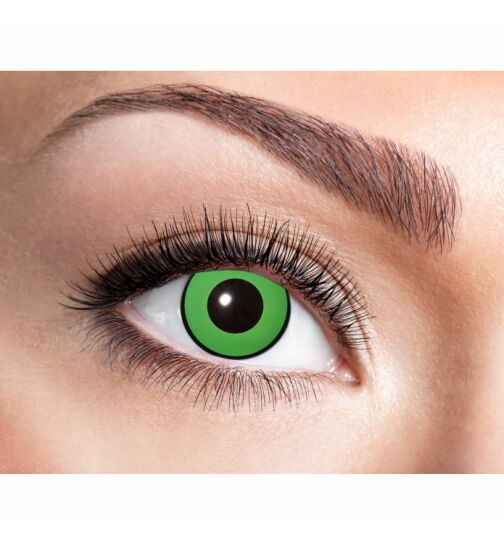 Kontaktlinsen, 3-Monatslinsen, grün