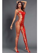 Ouvert Bodystocking, rot, onesize