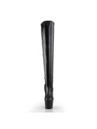 Pleaser Adore-3000 - High Heel Overknee Stiefel, 16,5cm, schwarz/PU, Gr.: 37,5 (US 7)