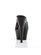 Pleaser Kiss-201 - High Heel Pantolette, 15cm, schwarz, Gr.: 36 (US 6)