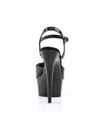 Pleaser Delight-609 - High Heel Sandalette, 15cm, schwarz, Gr.: 35 (US 5)