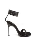 Pleaser Chic-40 - Sandalette, 11cm, schwarz, Gr.: 37,5 (US 7)