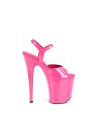 Pleaser Flamingo-809 - High Heel Sandalette, 20cm, pink, Gr.: 35 (US 5)
