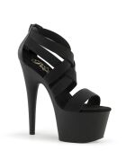Pleaser - High Heel Sandalette, 18cm, schwarz, Gr.: 37,5 (US 7)