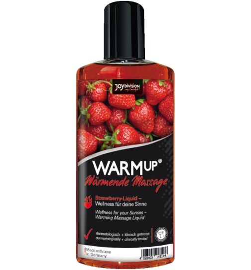 Joydivision WARMup Erdbeer Massage Liquid 150ml