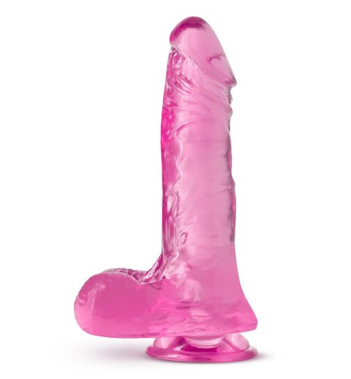 Dildo mit Saugnapf, 21cm, pink