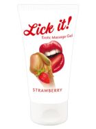 Lick it Erotik Massage Gel, Erdbeergeschmack, 50ml