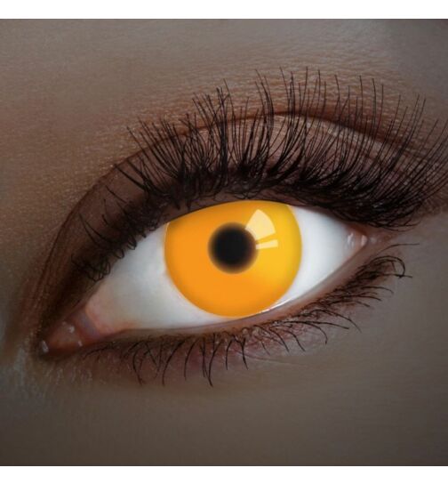 Kontaktlinsen UV Orange Fire, 12-Monatslinsen, orange